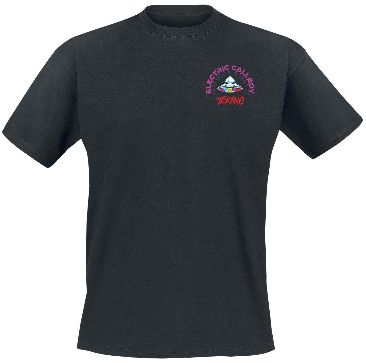 Image of T-Shirt di Electric Callboy - Tekkno Pinball - S a 3XL - Uomo - nero