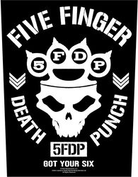 Got your six, Five Finger Death Punch, Backpatch