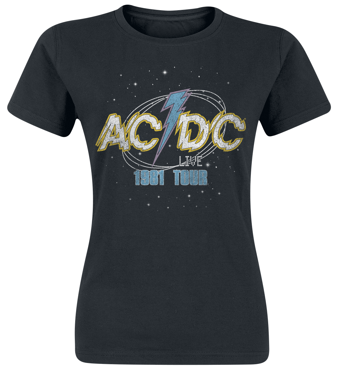 AC/DC - 1981 Tour - Girls shirt - black image