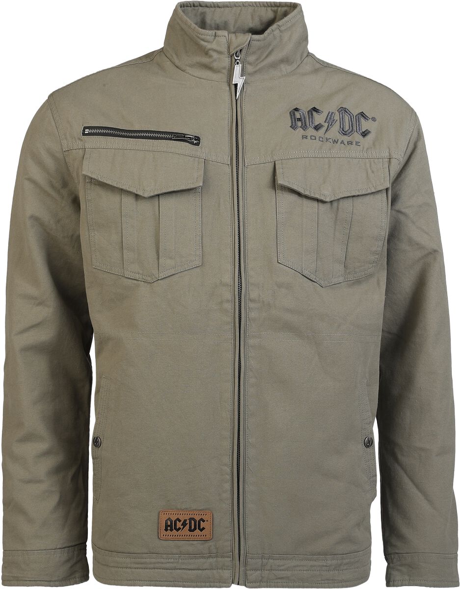 Image of Giacca invernale di AC/DC - EMP Signature Collection - M a 3XL - Uomo - taupe