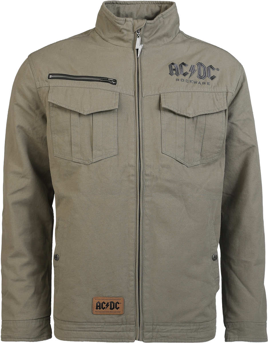 AC/DC  Winter Jacket - EMP Signature Collection - for Men - taupe - EMP Exclusive!