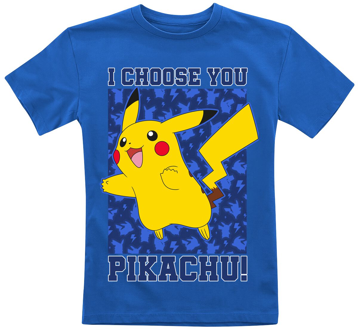 Levně Pokémon Kids - Pikachu - I Choose You detské tricko modrá
