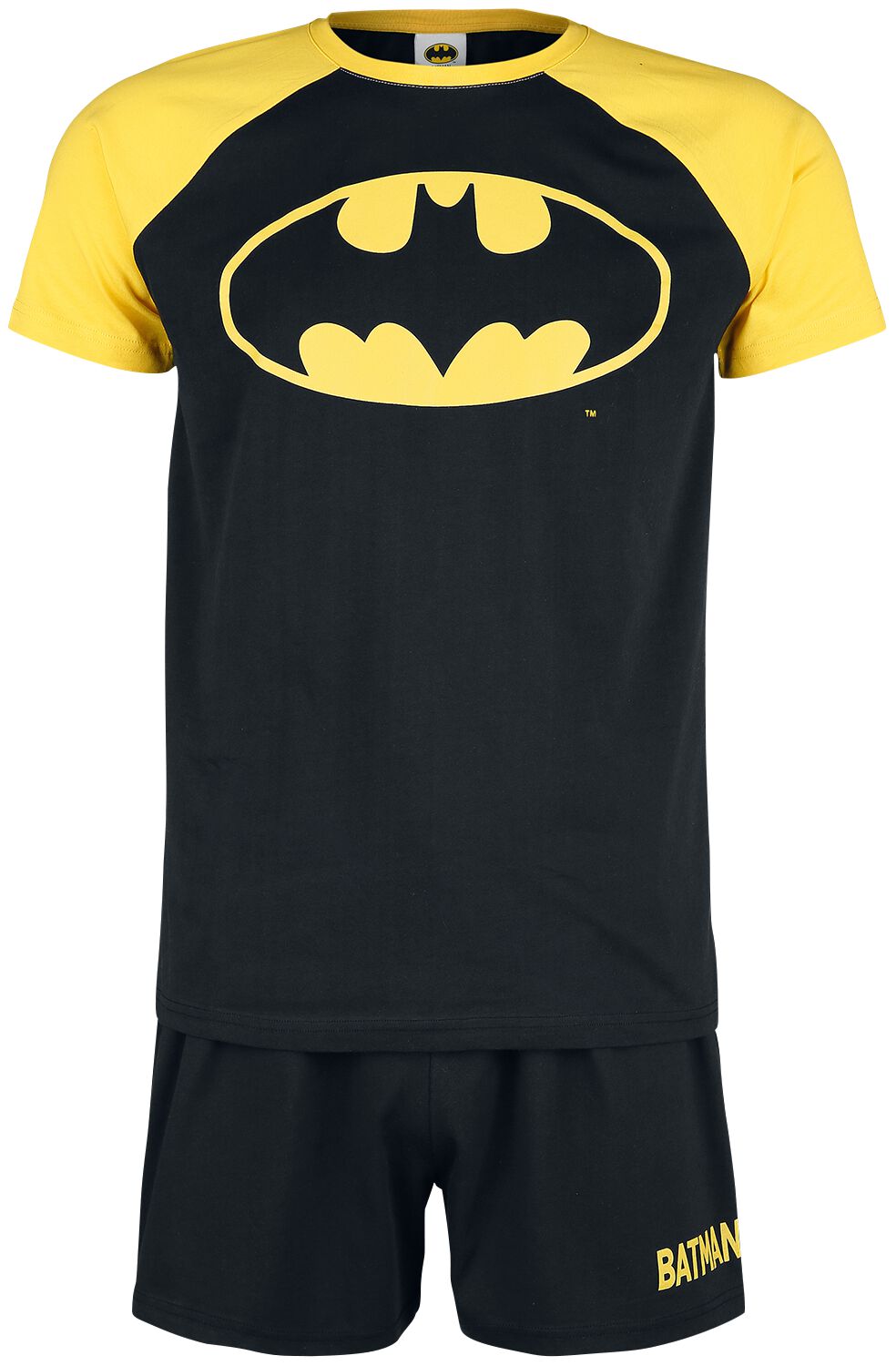 Batman Symbol Pyjama black yellow