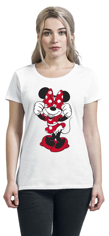 Frauen Bekleidung Minnie - Bow Over Eyes | Micky Maus T-Shirt