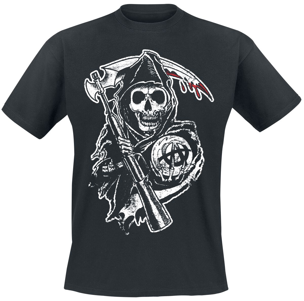 Sons Of Anarchy Reaper Crew T-Shirt schwarz – 50.02% Rabatt Sons Of Anarchy Reaper Crew T-Shirt schwarz – 50.02% Rabatt