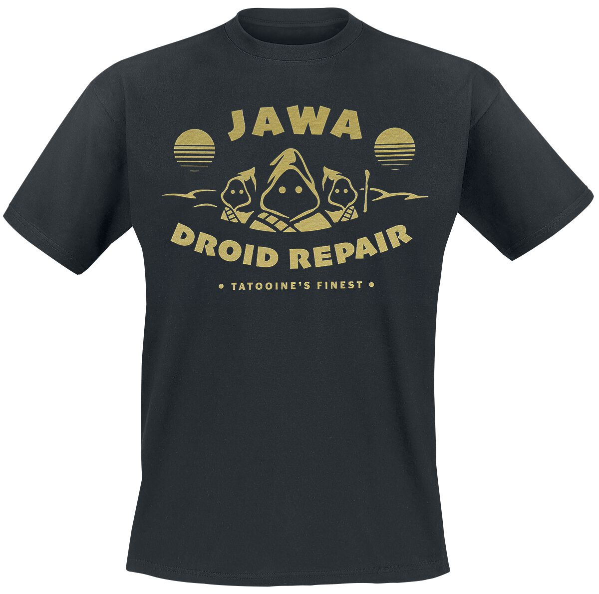 Star Wars T-Shirt - Jawa Repair - S bis XXL - für Männer - Größe S - schwarz  - Lizenzierter Fanartikel