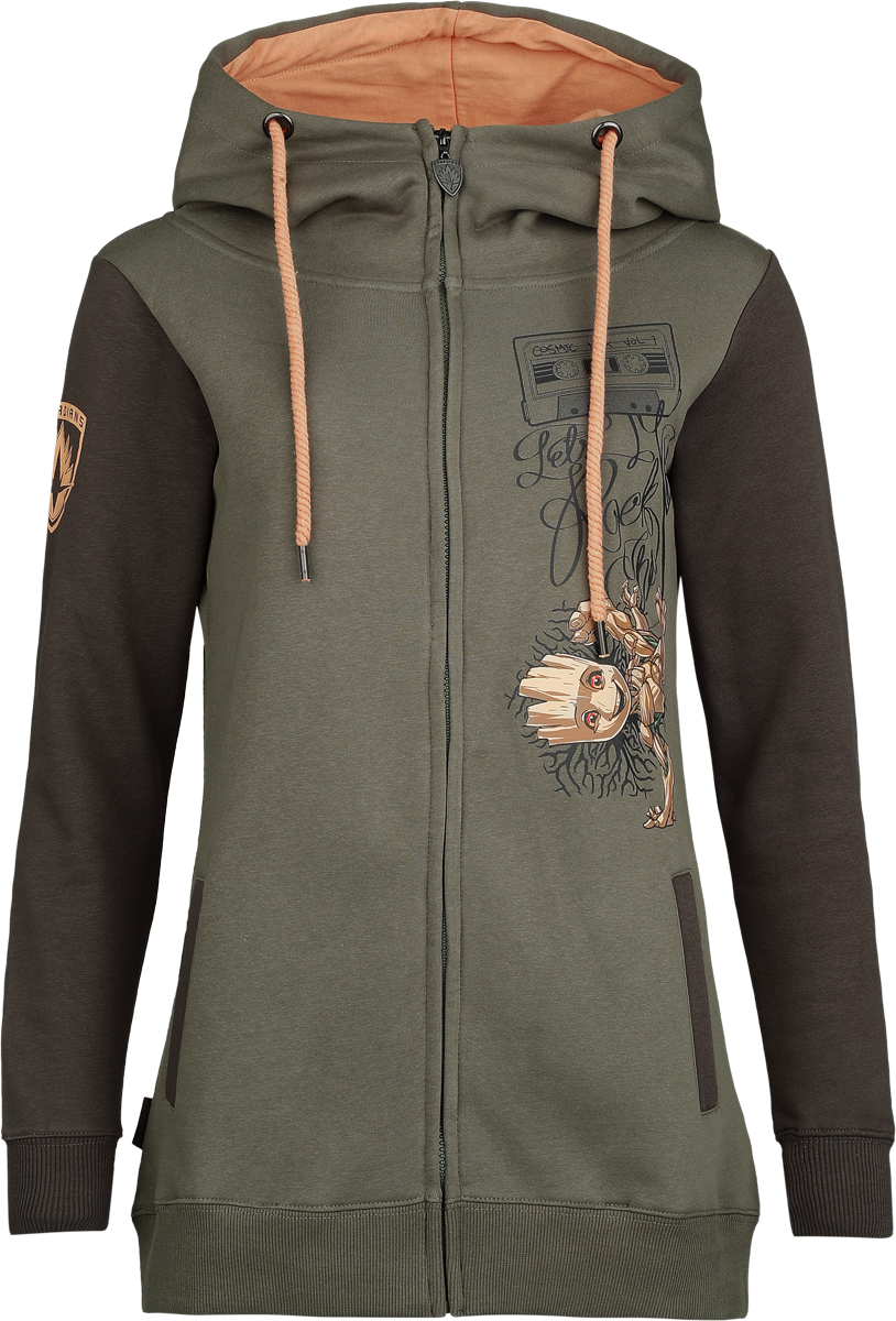 Guardians Of The Galaxy  Hoodie Jacket - I am Groot - for Women - multicolour