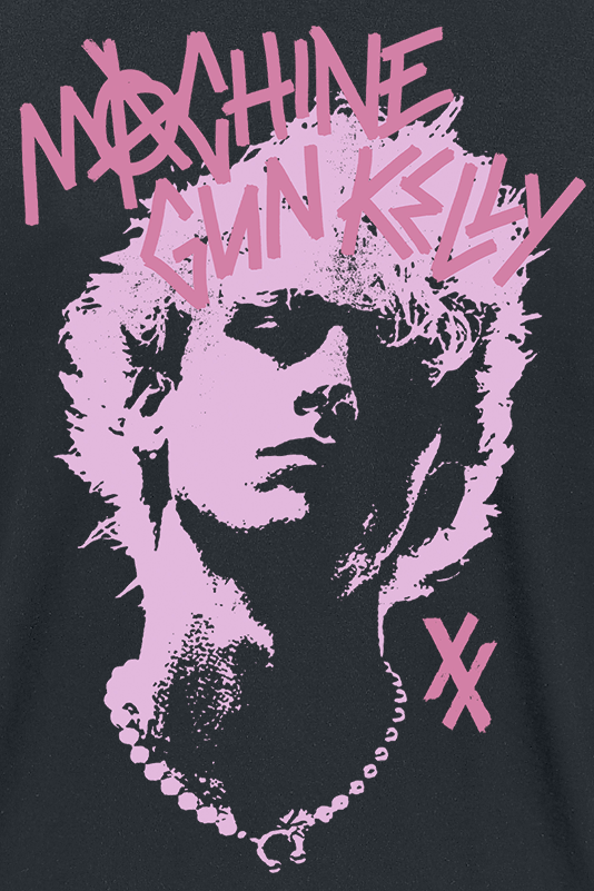 Machine Gun Kelly Pink Face T-Shirt schwarz