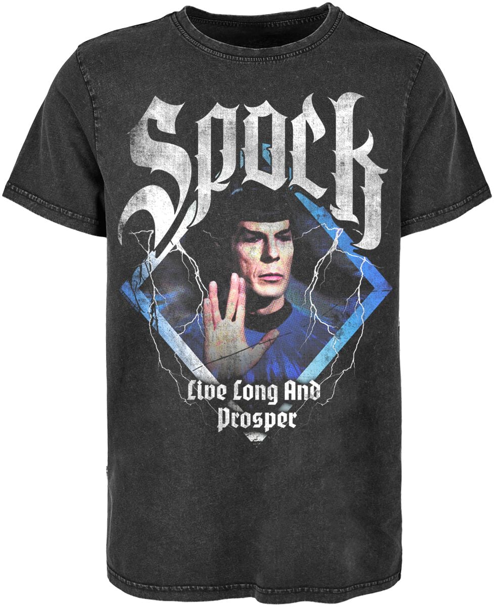 Star Trek Spock Heavy Metal T-Shirt schwarz in L