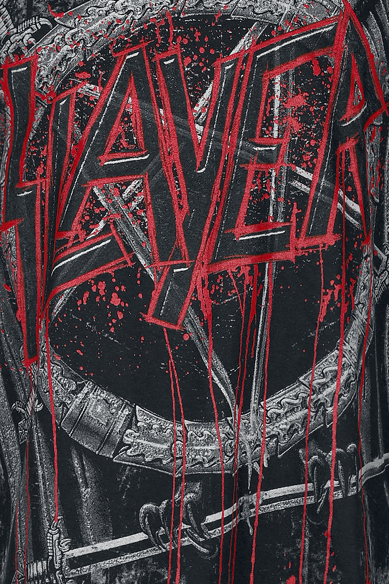 Slayer Black Eagle Allover T-Shirt allover - 30.31% Rabatt