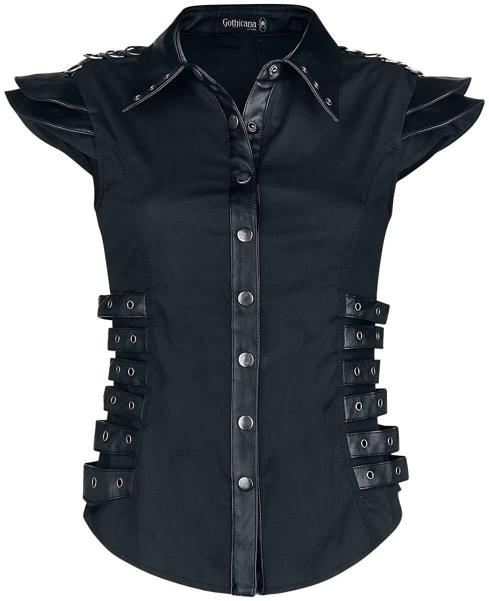 Gothicana by EMP Angels Or Devils Blouse black