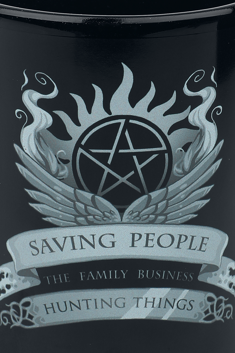 Supernatural Saving People Tasse schwarz