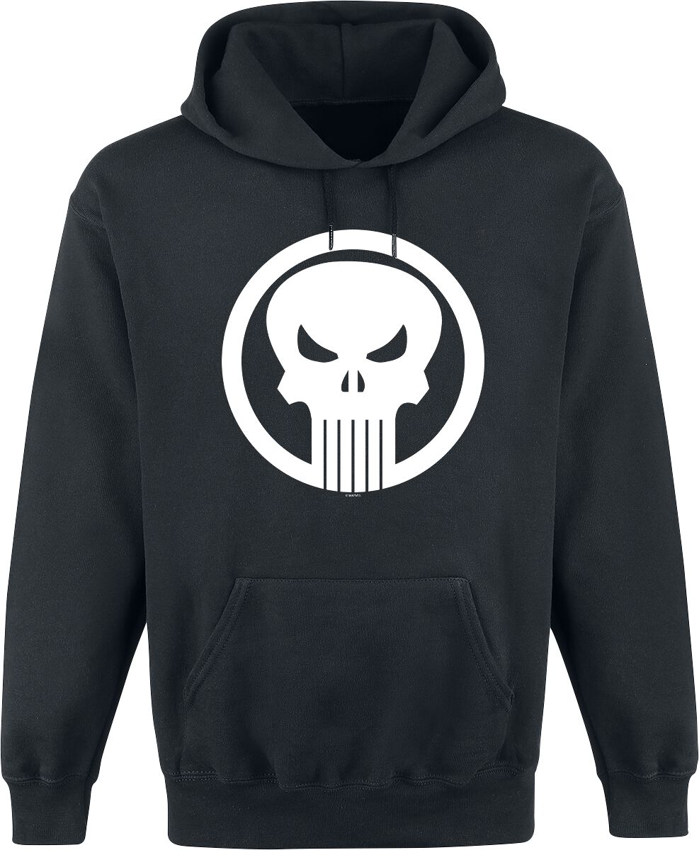 Marvel Knights Punisher Skull Circle Hooded sweater black