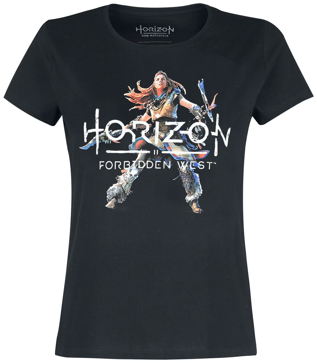 Horizon - Gaming T-Shirt - Forbidden West - Announcement 2021 - S - für Damen - Größe S - multicolor