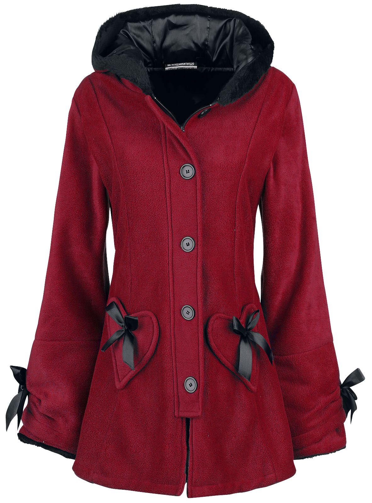 Levně Poizen Industries Kabát Alison Dámský kabát červená