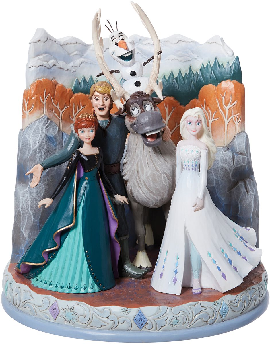 Image of Statuetta Disney di Frozen - Carved by Heart Collection - Connected Through Love - Unisex - multicolore