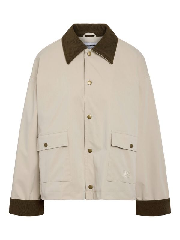 5715675544302 - NMNORA CORDUROY COLLAR JACKET NOOS Übergangsjacke beige in XS