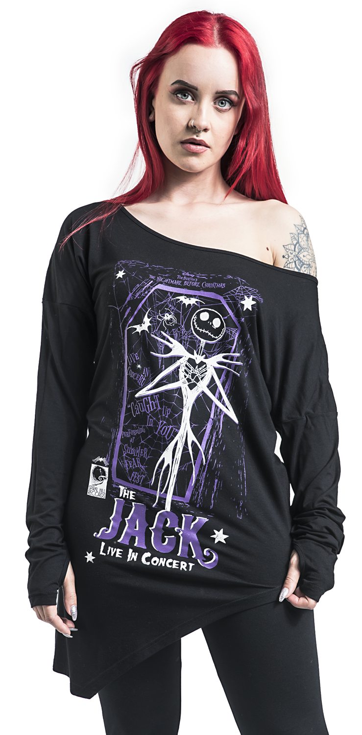 The Nightmare Before Christmas Jack Live In Concert Langarmshirt schwarz