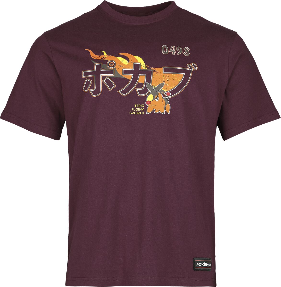 Pokémon - gaming T-shirt - Floink #0498 - S XXL - för Herr - bordeaux