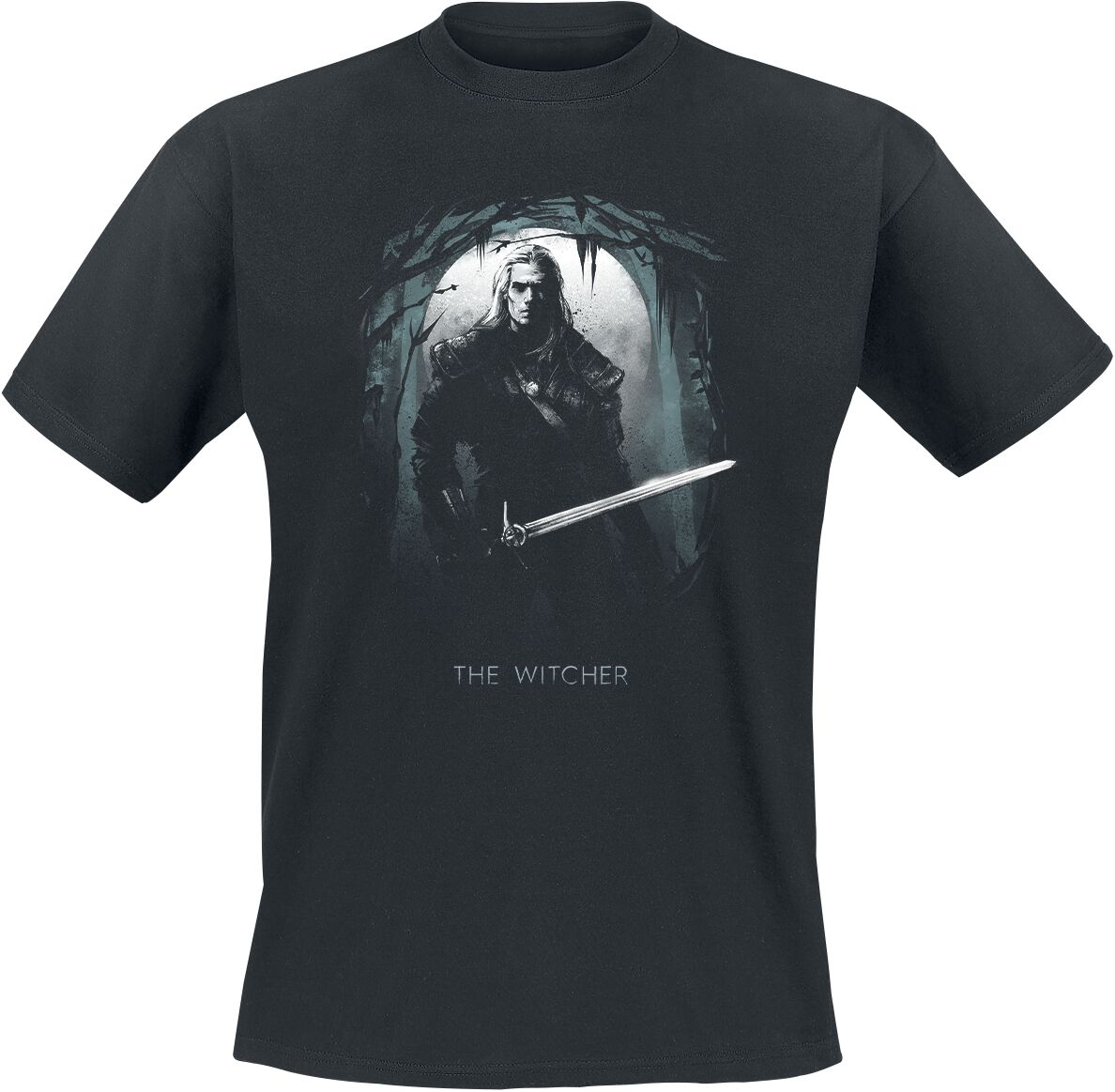 The Witcher Geralt Of The Night T-Shirt schwarz The Witcher Geralt Of The Night T-Shirt schwarz