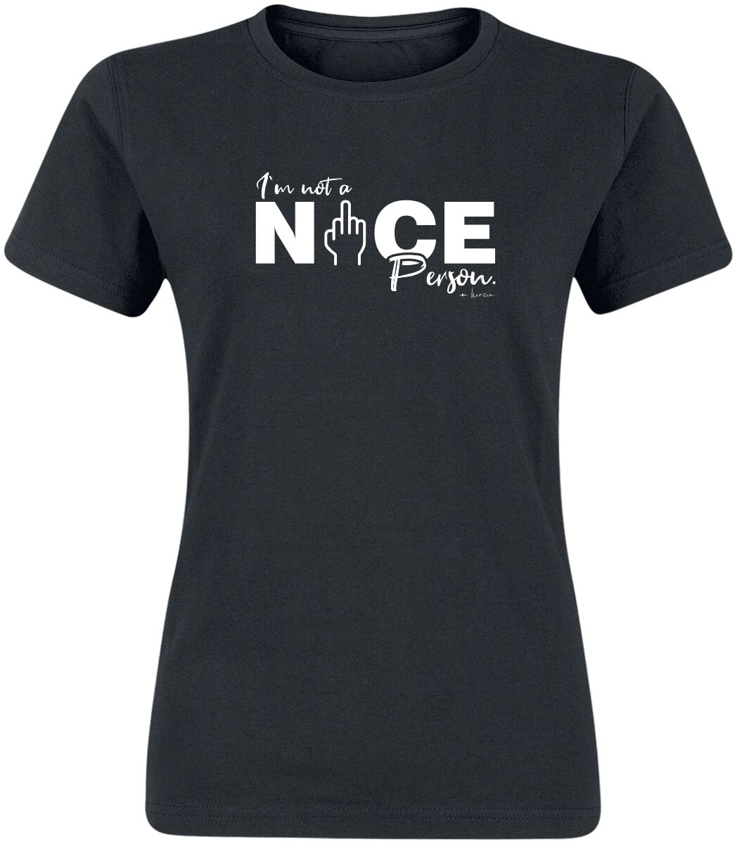 Slogans I'm Not A Nice Person T-Shirt black