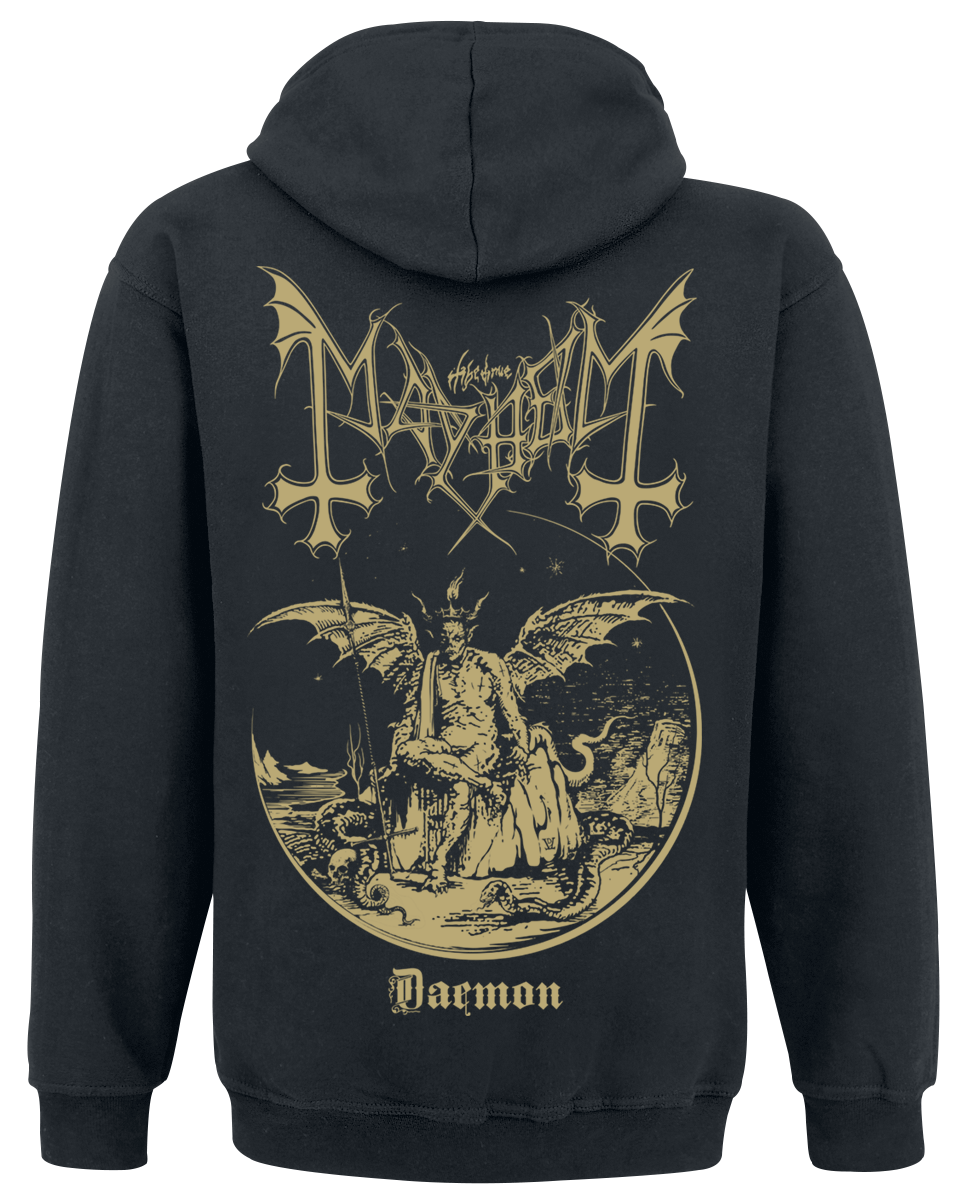 4060587762407 - Mayhem Daemon Kapuzenjacke schwarz in XL 4060587762407 - Mayhem Daemon Kapuzenjacke schwarz in XL