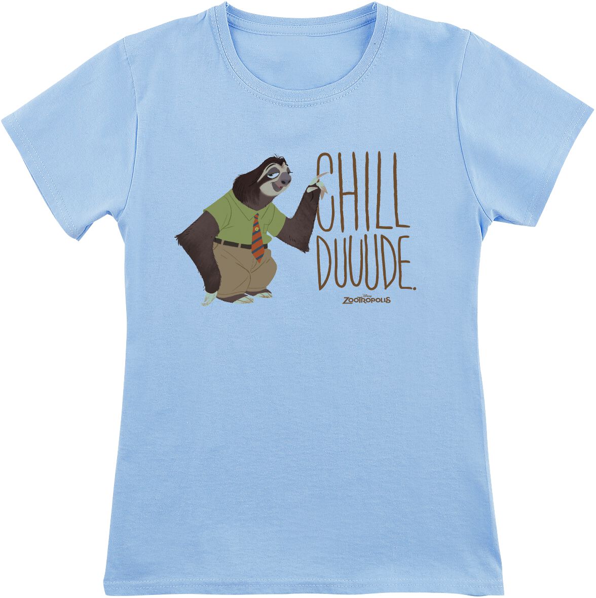 Zoomania Kids – Chill Dude T-Shirt blau