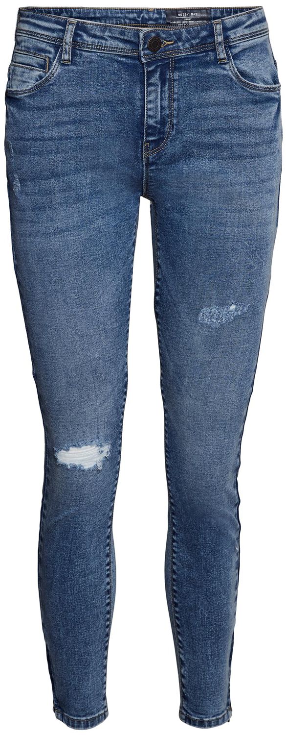 Image of Noisy May Kimmy Normal Waist Dart Dest Jeans Girl-Jeans blau