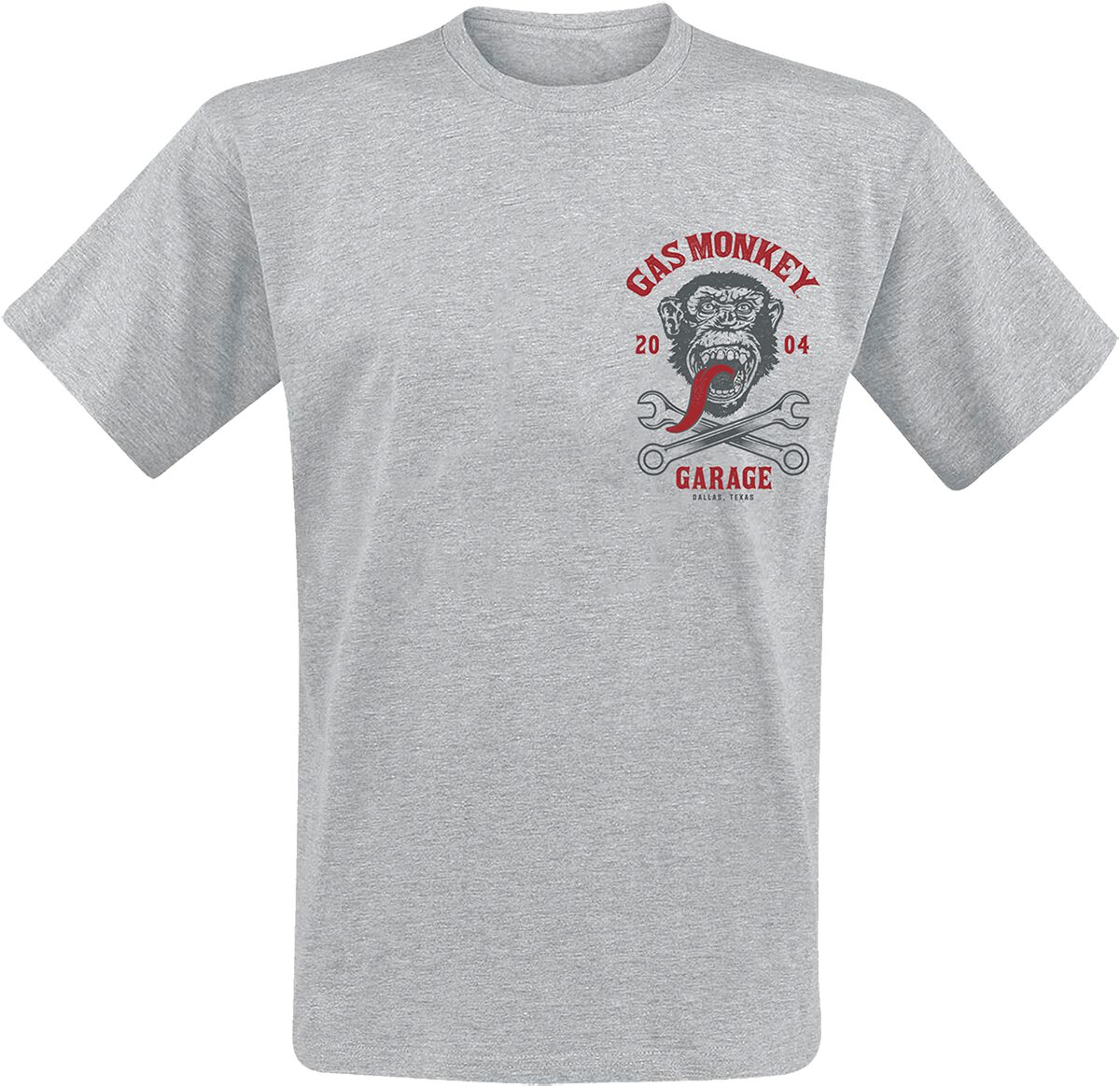Gas Monkey Garage T-Shirt - Spanners 2004 - M bis XXL - für Männer - Größe XXL - grau  - Lizenzierter Fanartikel