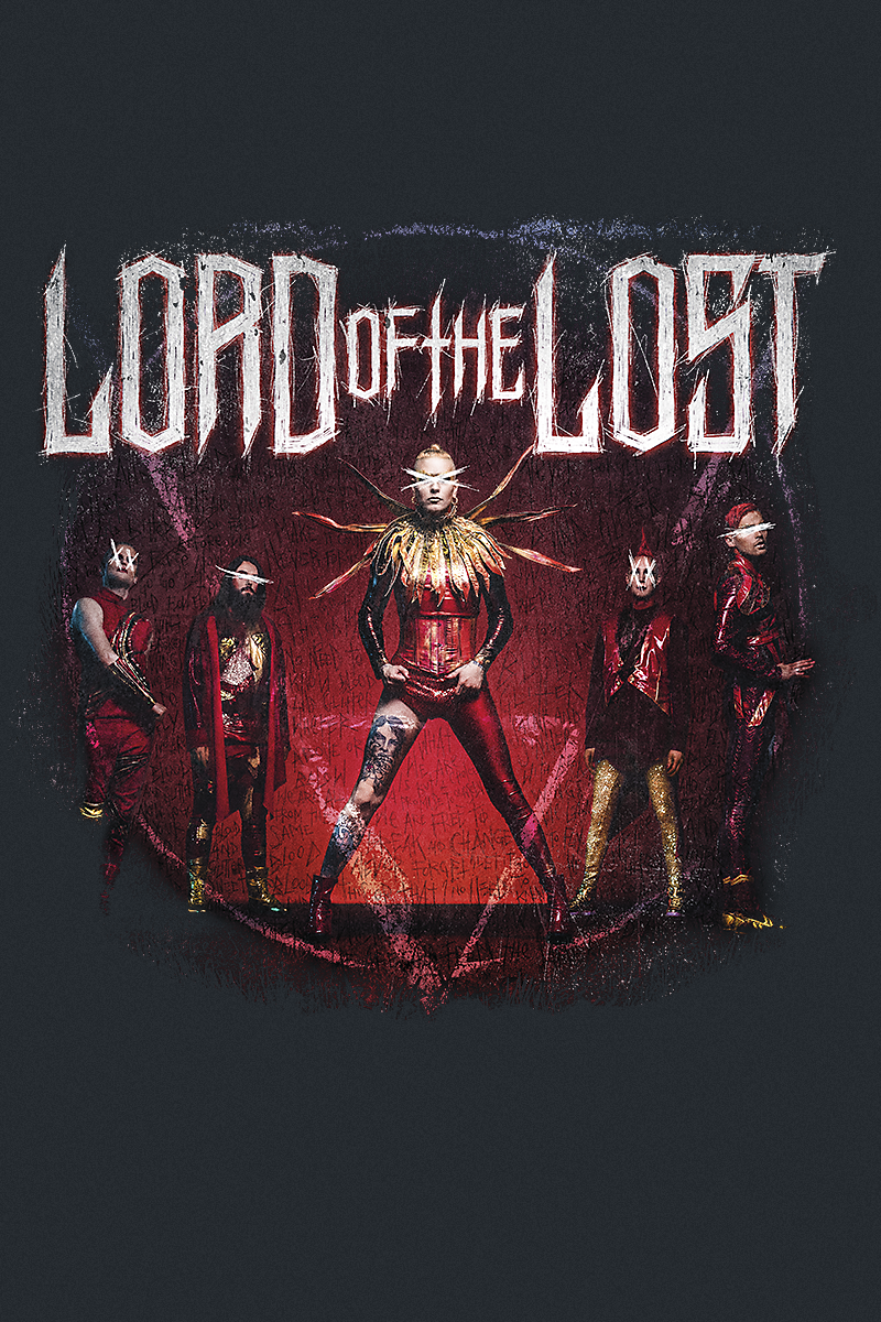 Lord Of The Lost Blood & Glitter Kapuzenpullover schwarz