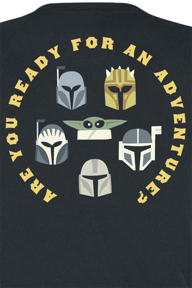 Star Wars The Mandalorian - Travel Buddies T-Shirt schwarz