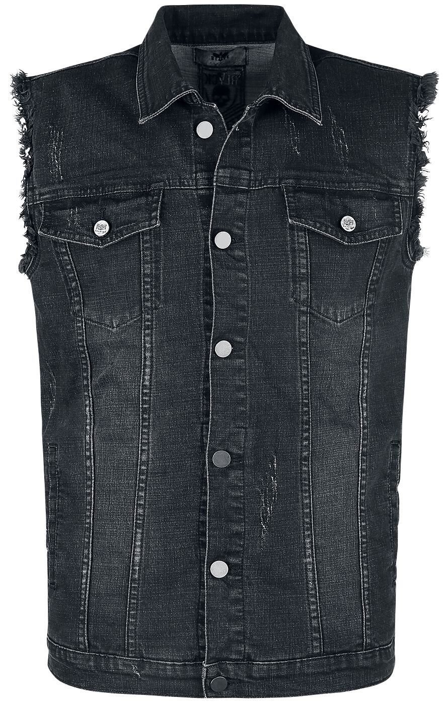 Black Premium by EMP Life Of An Easy Rider Vest grey