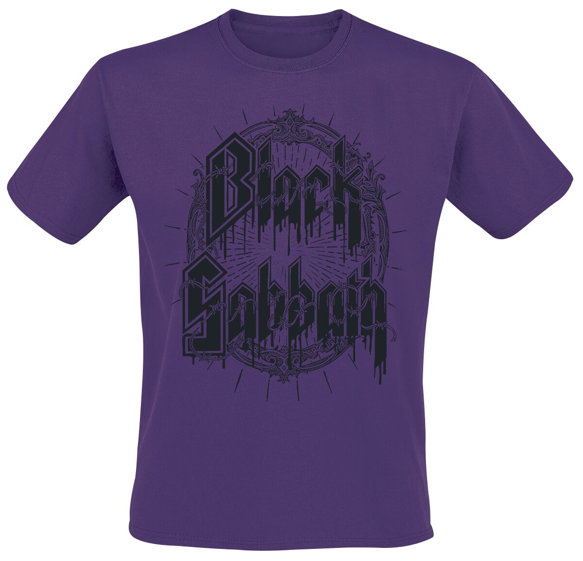 Black Emblem T-Shirt purple von Black Sabbath