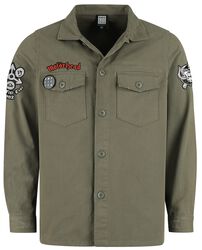 Motörhead Military Shirt - Shacket, Motörhead, Langarmhemd