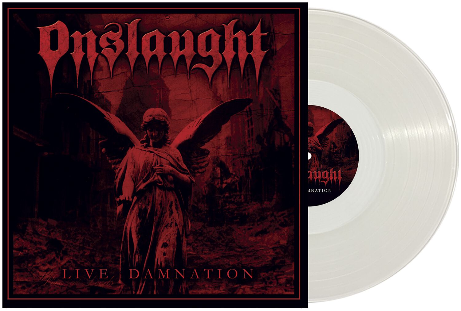 Image of Onslaught Live Damnation LP klar