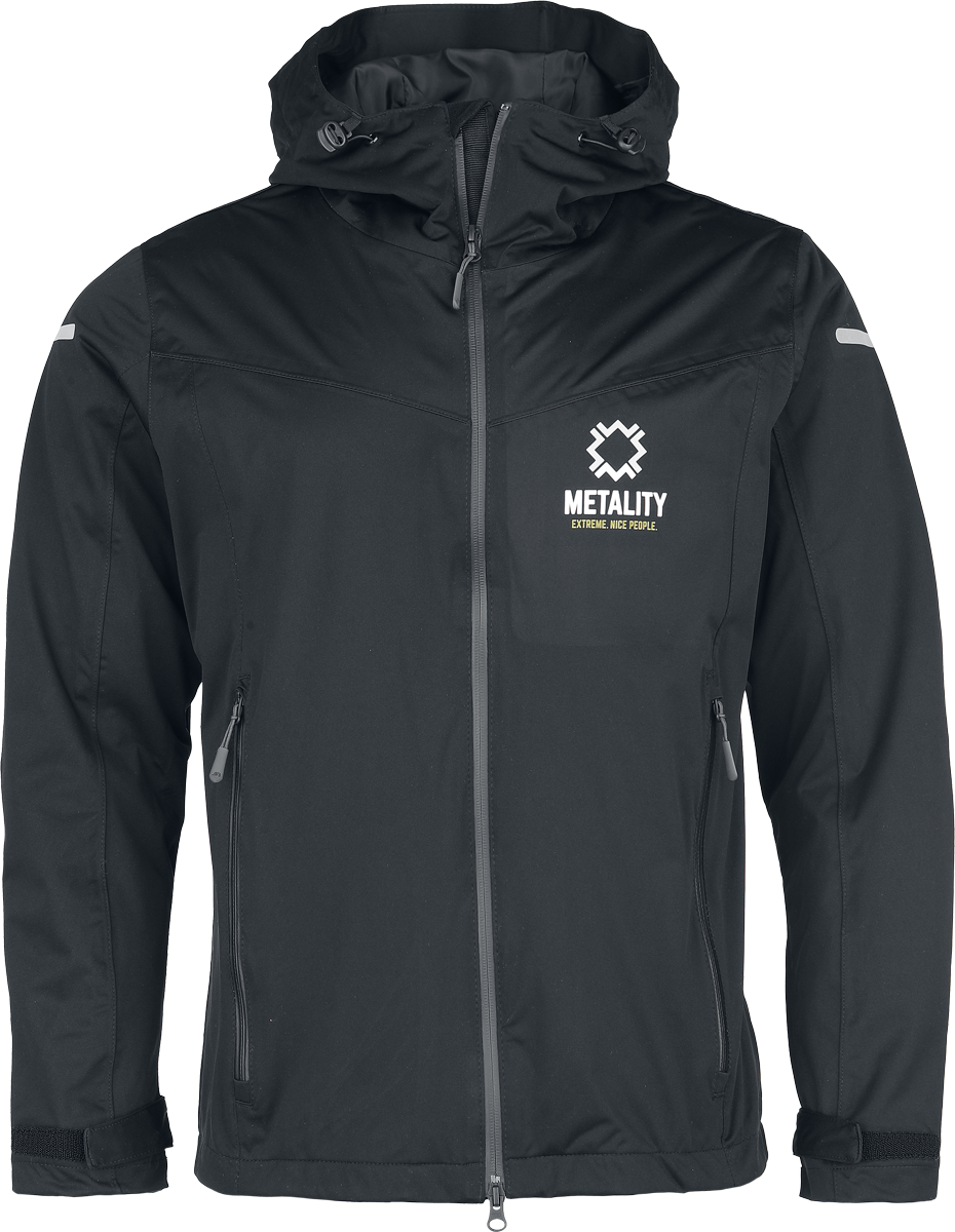 Metality  Hoodie Jacket - Men's Jacket - for Men - black