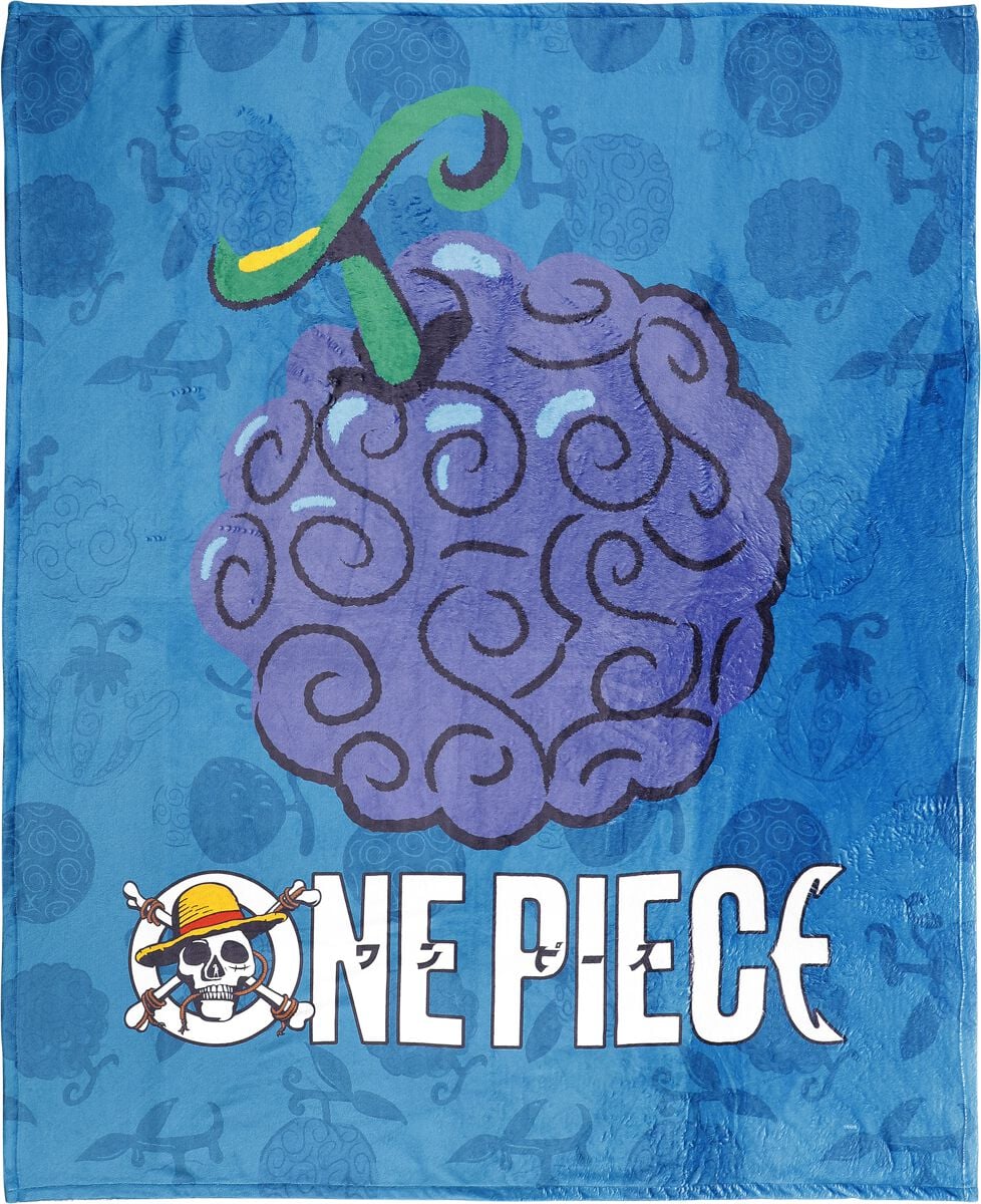 One Piece - Anime Decke - Gum Gum Frucht - multicolor  - Lizenzierter Fanartikel