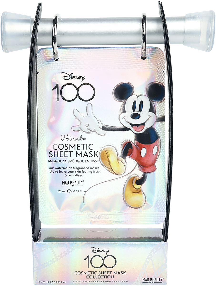 Disney Disney 100 - Mad Beauty - Gesichtsmasken im Rolodex Gesichtsmaske multicolor