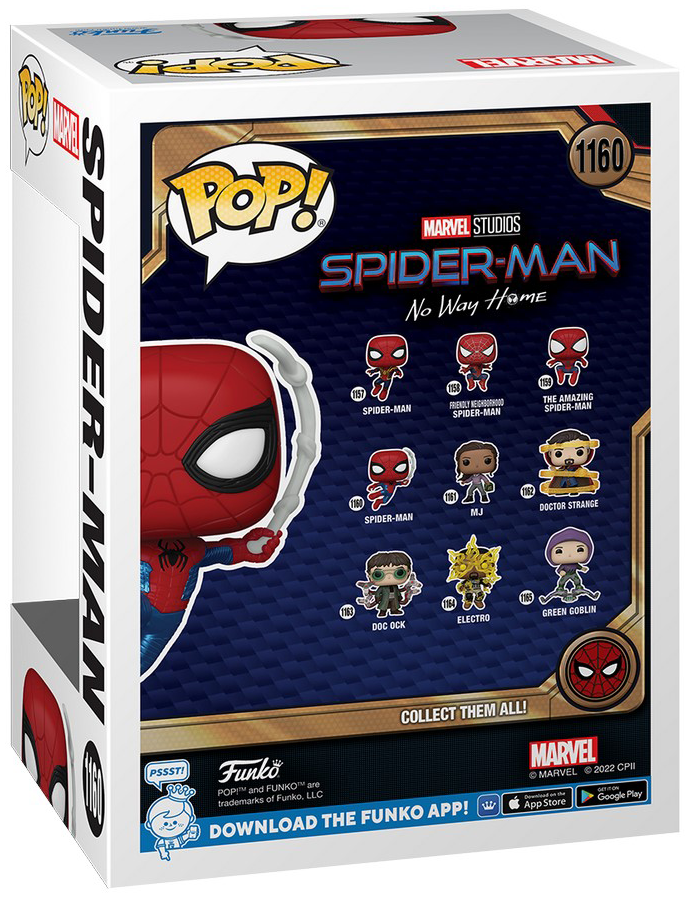 Spider-Man No Way Home - Spider-Man Vinyl Figur 1160 Funko Pop! multicolor