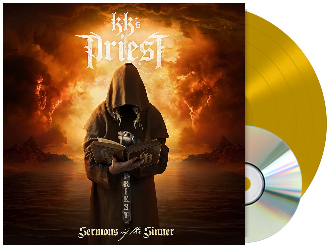 KK's Priest Sermons of the sinner LP gold coloured