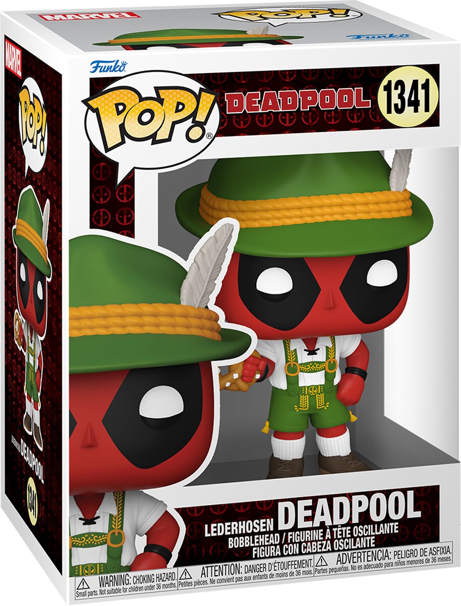 Deadpool - Lederhosen Deadpool Vinyl Figur 1341 - Funko Pop! Figur - multicolor