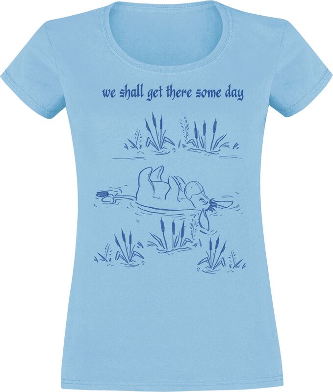 Winnie The Pooh I-Aah - We Shall Get There Some Day T-Shirt hellblau in L BILWTP00154-WO-TS-BLU