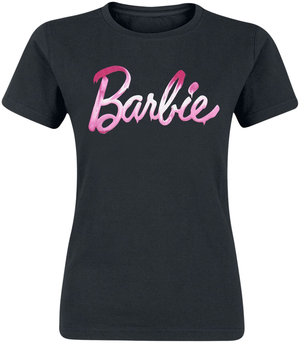 Barbie T-Shirt - Melted - S bis XXL - für Damen - Größe L - schwarz  - Lizenzierter Fanartikel