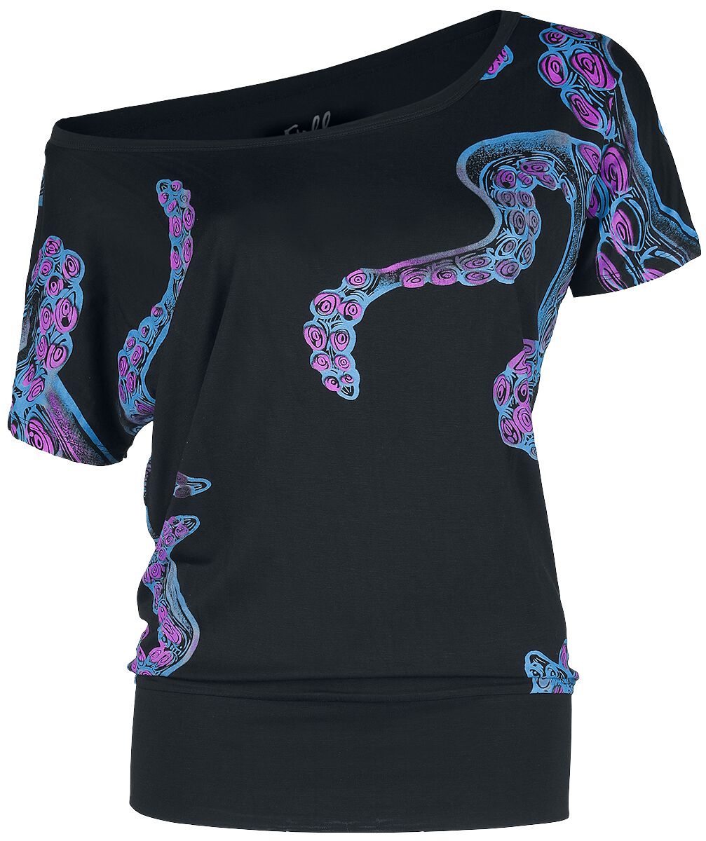 Full Volume by EMP T-Shirt - T-Shirt mit Kraken - S bis XXL - für Damen - Größe M - multicolor