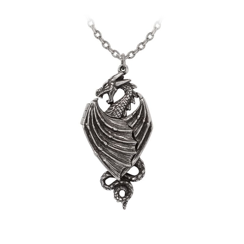 Alchemy Gothic - Gothic Halskette - Racla Dragonistii - silberfarben