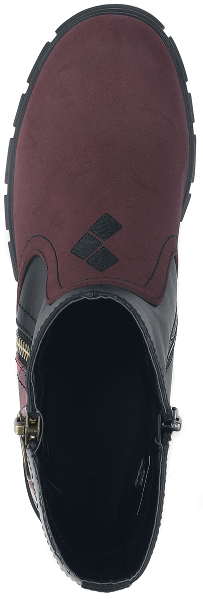 Batman Harley Quinn Stiefel rot