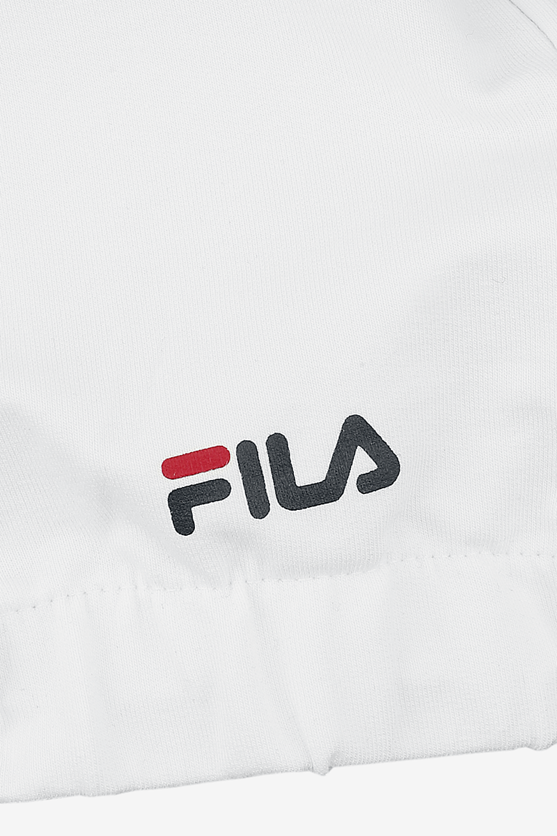 Fila Burdur Cropped Hoody Kapuzenpullover weiß