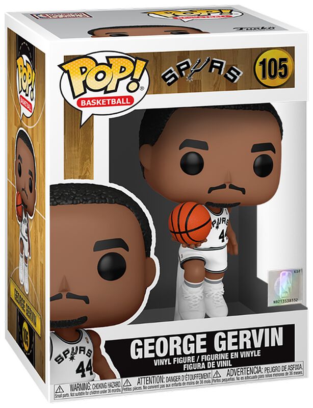 San Antonio Spurs - George Gervin (Home Jersey) Vinyl Figur 105