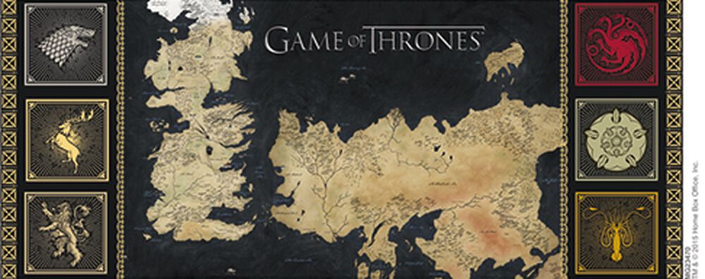 Filme & Serien Serien Map | Game Of Thrones Tasse