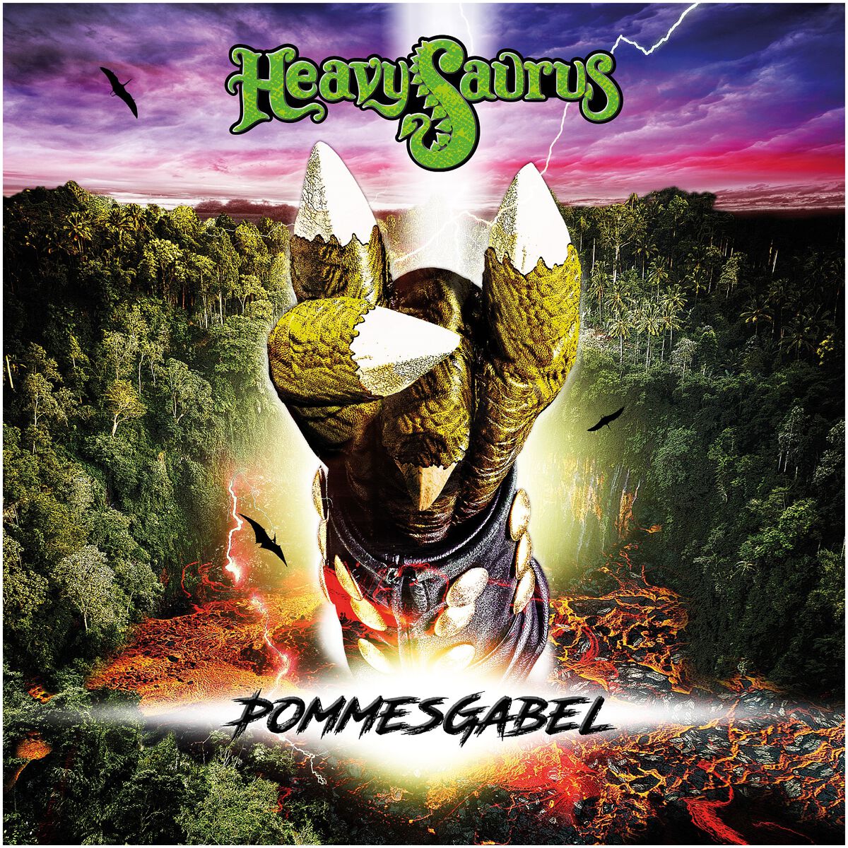 Pommesgabel von Heavysaurus - LP (Coloured, Limited Edition, Standard)